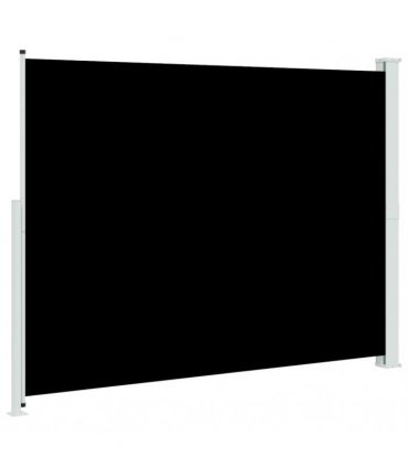 vidaXL Patio Retractable Side Awning 220x314 cm Black
