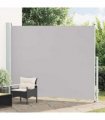 vidaXL Patio Retractable Side Awning 220x314 cm Grey