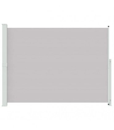 vidaXL Patio Retractable Side Awning 220x314 cm Grey
