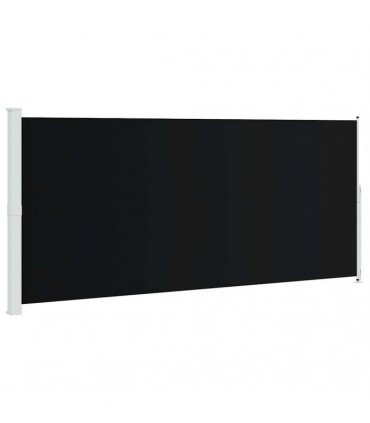 vidaXL Patio Retractable Side Awning 220x514 cm Black