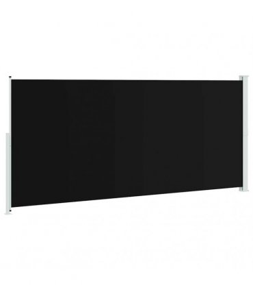 vidaXL Patio Retractable Side Awning 220x514 cm Black