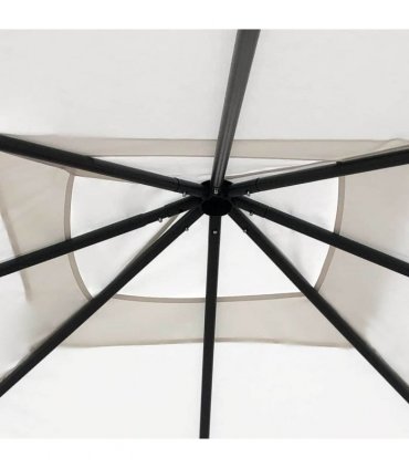 vidaXL Gazebo 3x3x2.6 m Cream 160 g/m²