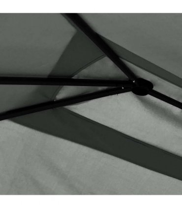 vidaXL Gazebo with Post Covers 3x4x2.6 m Anthracite 160 g/m²