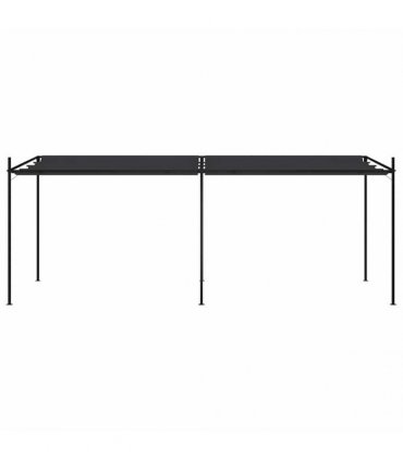 vidaXL Gazebo with Retractable Roof 600x300x233 cm Anthracite