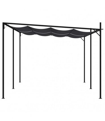 vidaXL Gazebo with Retractable Roof 600x300x233 cm Anthracite