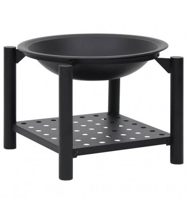 vidaXL Fire Pit with Poker 54x54x55 cm Steel