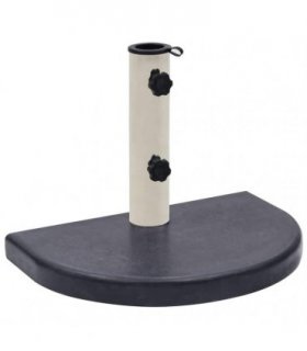 vidaXL Umbrella Base Black 40x28x4 cm Granite