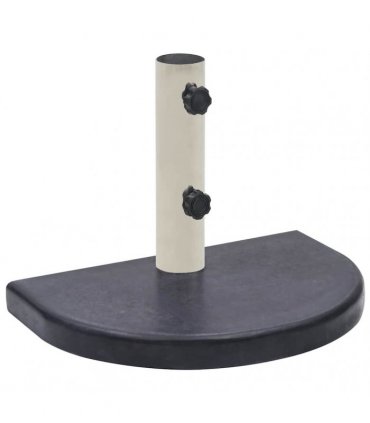 vidaXL Umbrella Base Black 40x28x4 cm Granite