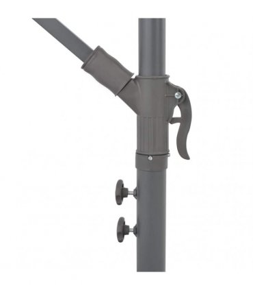 vidaXL Cantilever Garden Parasol with Aluminium Pole Terracotta 300 cm