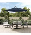 vidaXL Replacement Fabric for Outdoor Parasol Blue 300 cm