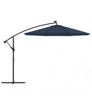 vidaXL Replacement Fabric for Outdoor Parasol Blue 300 cm