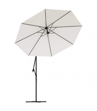 vidaXL Replacement Fabric for Outdoor Parasol Sand White 300 cm