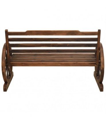 vidaXL Garden Bench 112 cm Solid Firwood