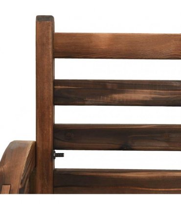 vidaXL Garden Bench 112 cm Solid Firwood