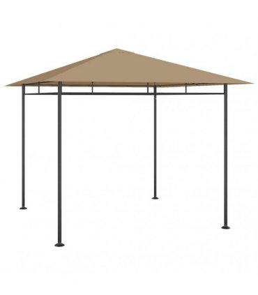 vidaXL Gazebo 3x3x2,7 m Taupe 180 g/m²