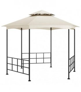 vidaXL Gazebo with Sidewalls 3,1x2,7 m Cream