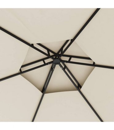 vidaXL Gazebo with Sidewalls 3,1x2,7 m Cream
