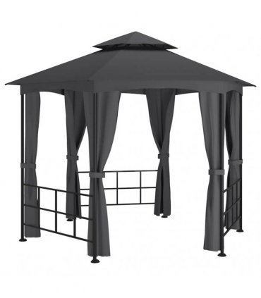vidaXL Gazebo with Sidewalls 3,1x2,7 m Anthracite