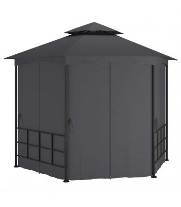 vidaXL Gazebo with Sidewalls 3,1x2,7 m Anthracite