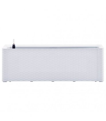 vidaXL Garden Raised Bed with Self Watering System White 100x43x33 cm