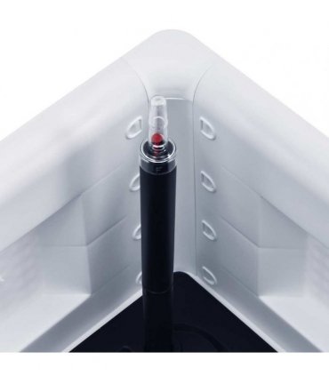 vidaXL Garden Raised Bed with Self Watering System White 100x43x33 cm