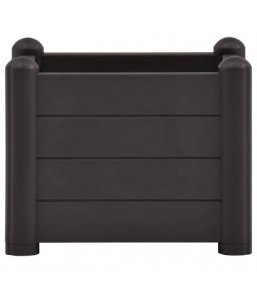vidaXL Garden Raised Bed PP Anthracite 43x43x35 cm