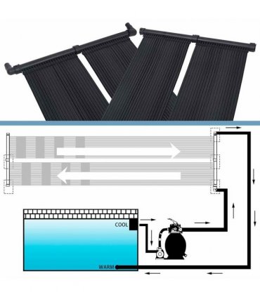 vidaXL Solar Pool Heater Panel 80x310 cm