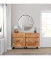 vidaXL Sideboards 2 pcs 60x33x75 cm Solid Wood Acacia