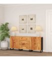 vidaXL 3 Piece Sideboards Solid Wood Acacia