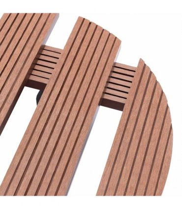vidaXL Plant Trolleys 4 pcs Brown Ø30x7,5 cm WPC
