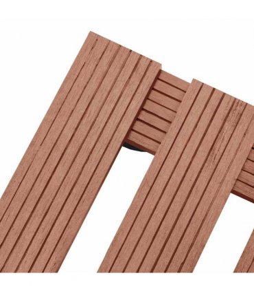 vidaXL Plant Trolleys 4 pcs Brown 30x30x7,5 cm WPC