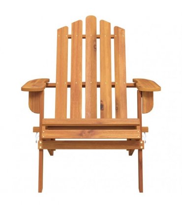vidaXL Garden Adirondack Chairs 2 pcs Solid Wood Acacia