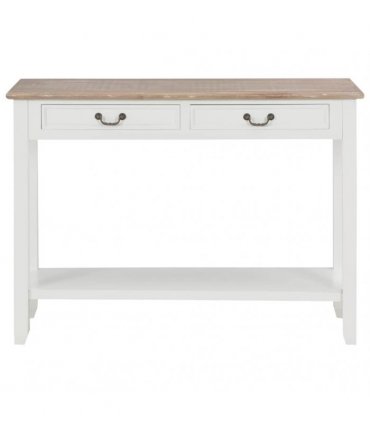 vidaXL Console Table White 110x35x80 cm Wood