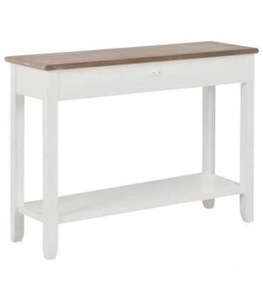 vidaXL Console Table White 110x35x80 cm Wood