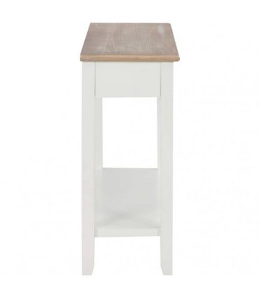 vidaXL Console Table White 110x35x80 cm Wood