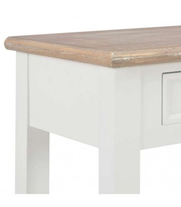 vidaXL Console Table White 110x35x80 cm Wood