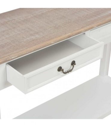 vidaXL Console Table White 110x35x80 cm Wood