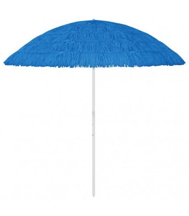 vidaXL Hawaii Beach Parasol Blue 300 cm