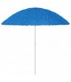 vidaXL Hawaii Beach Parasol Blue 300 cm