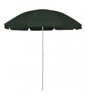 vidaXL Beach Parasol Green 240 cm