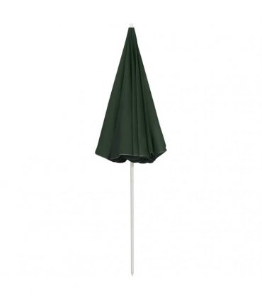 vidaXL Beach Parasol Green 240 cm