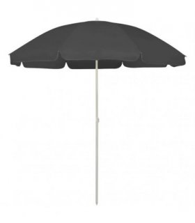 vidaXL Beach Parasol Anthracite 240 cm