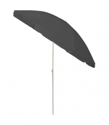 vidaXL Beach Parasol Anthracite 240 cm