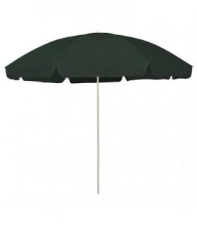 vidaXL Beach Parasol Green 300 cm