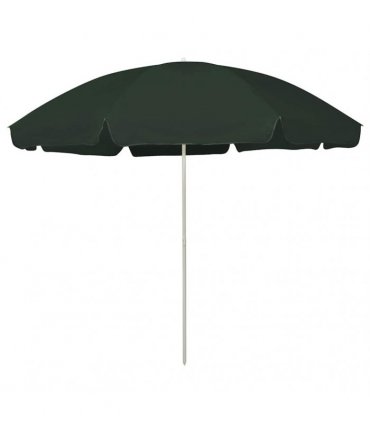 vidaXL Beach Parasol Green 300 cm