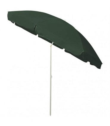 vidaXL Beach Parasol Green 300 cm