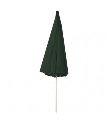 vidaXL Beach Parasol Green 300 cm