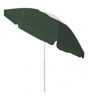 vidaXL Beach Parasol Green 240 cm