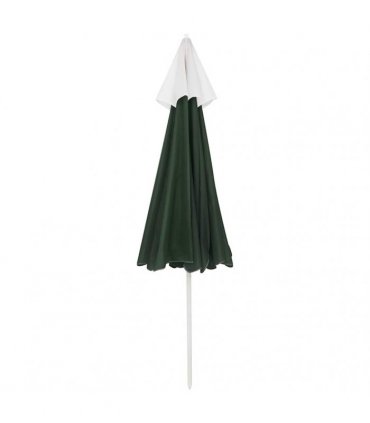 vidaXL Beach Parasol Green 240 cm