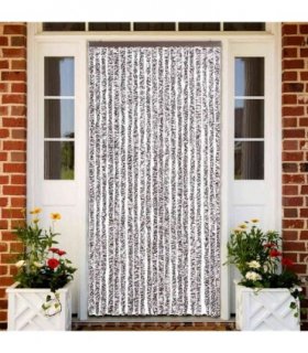 vidaXL Insect Curtain Brown and Beige 90x200 cm Chenille